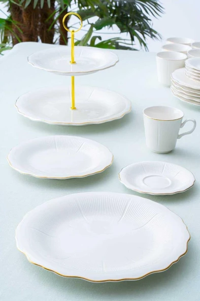 Acar Sinatra Gold 20 Parça Brunch Seti PORWM-06196