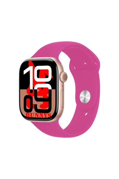 Casper Uyumlu Pembe Akıllı Saat Watch10 2025 Hediyeli AMOLED EKRAN