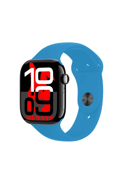 Huawei P30 Pro New Edition Uyumlu Açık Mavi Akıllı Saat Watch10 2025 Hediyeli AMOLED EKRAN