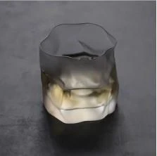 Linanware 2'li Viski/kokteyl Tasarım Cam/dışı Silikon Kaplı Bardak 200 ml DSG-13 - 2