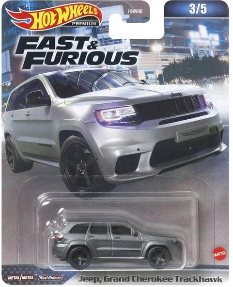 Hot Wheels Premium Fast & Furious Jeep Grand Cherokee Trackhawk HNW48 - 1
