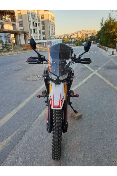 MOTOCAM Arora CR 250 Siperlik Ön Cam 2024 Model 55cm Şeffaf Renkli 4mm
