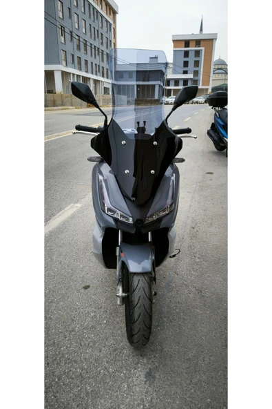 MOTOCAM Arora Beatrix Siperlik Ön Cam 2023 2024 Model 78cm Açıkfüme Renkli 4mm UZUN CAM