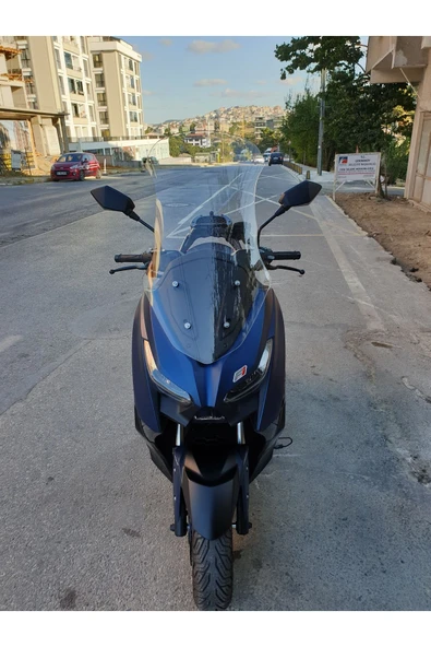MOTOCAM Arora Max PRO Siperlik Ön Cam 2023 2024 Model 72cm Şeffaf Renkli 4mm UZUN CAM