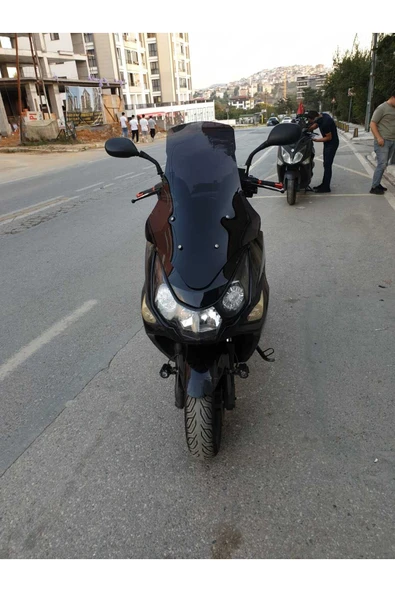 MOTOCAM Daelim S3 Advance Siperlik Ön Cam 2010 2018 Model 77cm Siyah Renkli 4mm