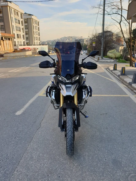 MOTOCAM Voge DSX 900 Siperlik Ön Cam 2024 Model 53cm Siyah Renkli 4mm