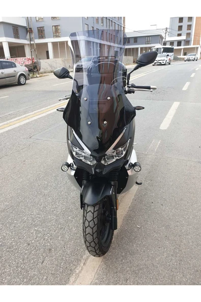 MOTOCAM RKS Blade Siperlik Ön Cam 2023 2024 Model 75cm Açıkfüme Renkli 4mm UZUN CAM