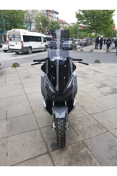 MOTOCAM Moto Gusto Dream 150 Siperlik Ön Cam 2023 2024 Model 78cm Açıkfüme Renkli 4mm UZUN CAM
