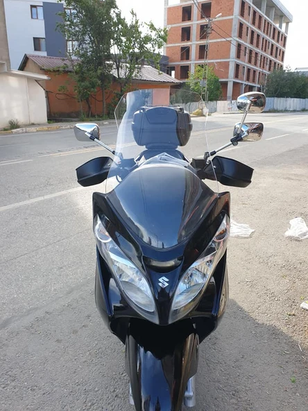 MOTOCAM Suzuki Burgman 400 K7 Siperlik Ön Cam 2007 2015 Model 70cm Şeffaf Renkli 4mm