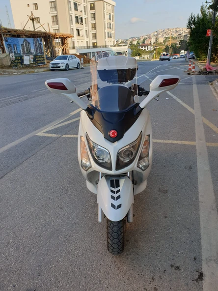MOTOCAM Sym Gts Evo 250 Siperlik Ön Cam 2006 2013 Model 53cm Şeffaf Renkli 4mm Boylu