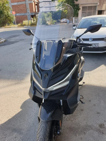 MOTOCAM Voge SR4 Siperlik Ön Cam 2022 2024 Model 70cm Şeffaf Renkli 4mm UZUN CAM