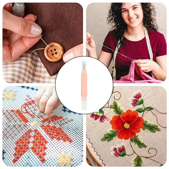 2 Fonksiyonlu Dikiş Sökme Ve İğne İplik Takma Aparatı - 4