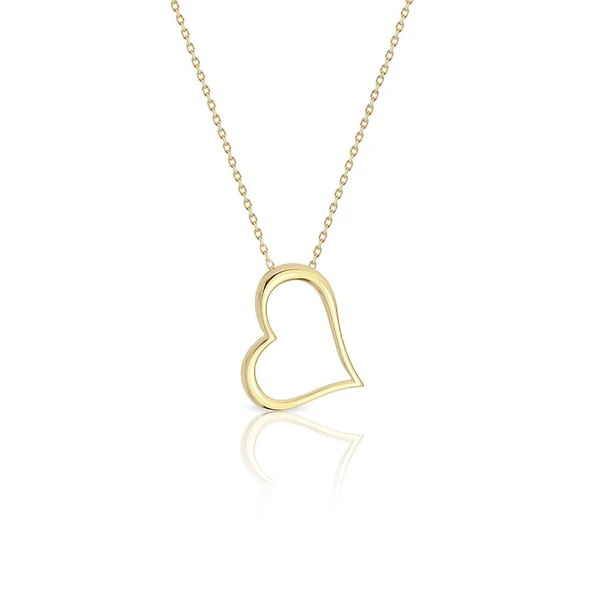 Altın Kalp Kolye ürün görseli 1