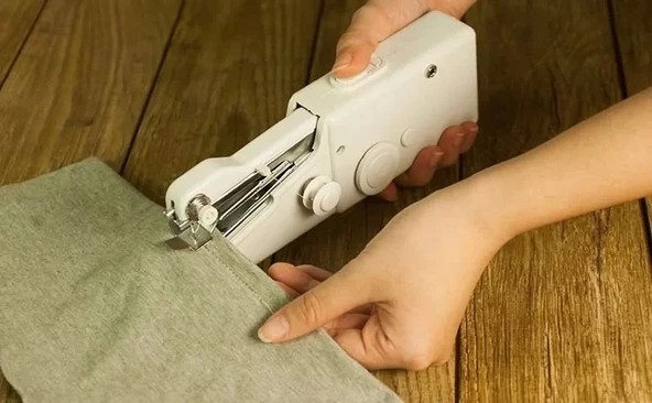Mini Kolay Seyahat Ve Ev Tipi El Dikiş Makinesi Dikme Aleti - 3