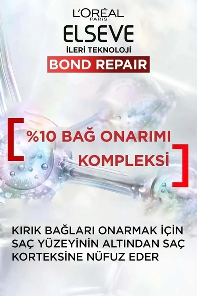 Elseve Bond Repair Tüm Yıpranmalar Için Saç Onarıcı Bakım Kremi 150 ml - Resim 6