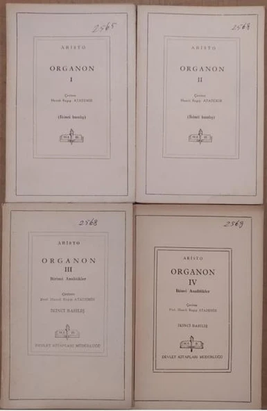 Organon (İlk 4 Kitap)