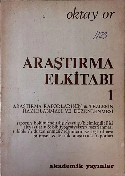 Araştırma El Kitabı 1