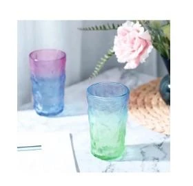 Linanware 4 Adet Renkli Su/Meşrubat Bardağı 350 ML DSG-09 - 2