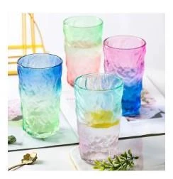 Linanware 4 Adet Renkli Su/Meşrubat Bardağı 350 ML DSG-09