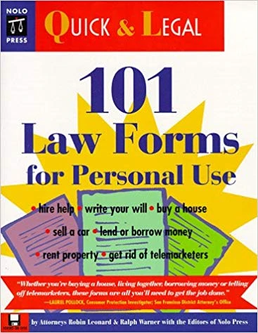 101 Law Forms for Personal Use ürün görseli