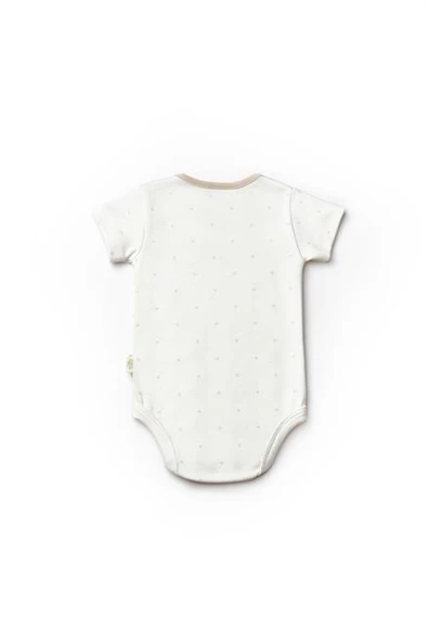 Bebek 2li Kısa Kollu Badi %100 Organik Pamuk, Bebek ve Yenidoğan Serisi - CSY8101 - 4