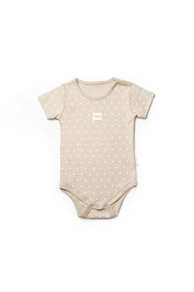 Bebek 2li Kısa Kollu Badi %100 Organik Pamuk, Bebek ve Yenidoğan Serisi - CSY8101 - 5