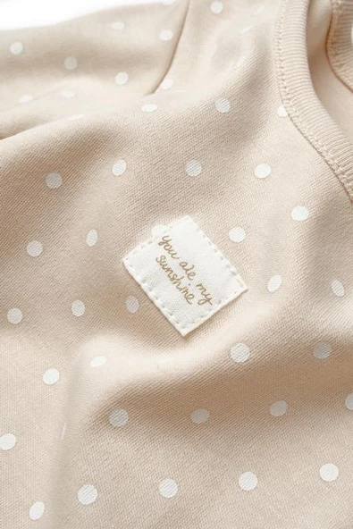 Bebek 2li Kısa Kollu Badi %100 Organik Pamuk, Bebek ve Yenidoğan Serisi - CSY8101 - 10