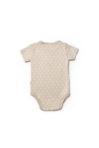 Bebek 2li Kısa Kollu Badi %100 Organik Pamuk, Bebek ve Yenidoğan Serisi - CSY8101 - 6