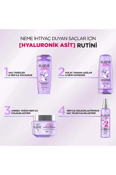 Elseve Hydra Nem Dolduran Şampuan 360ml - 5