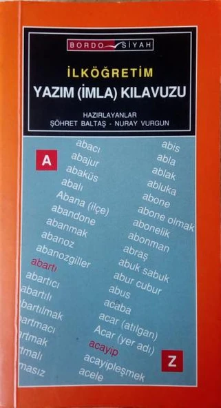 İlköğretim Yazım (İmla) Kılavuzu