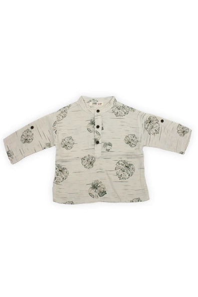 Desenli Erkek Bebek Gömlek CE50031