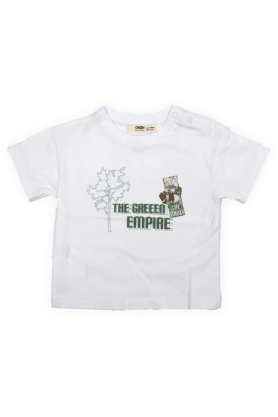 Erkek Bebek Baskılı T-Shirt CE50102