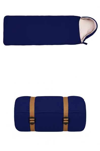 Single Sword Su Geçirmez Kamp&Çadır&Askeri Yazlık&Kışlık Çift Fermuarlı Uyku Tulumu +Taşıma Çantalı, 220x80 cm - Resim 9