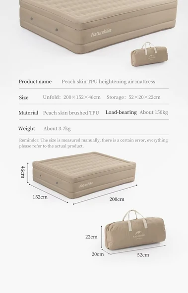 NATUREHİKE DOUBLE ŞİŞME YATAK - 3