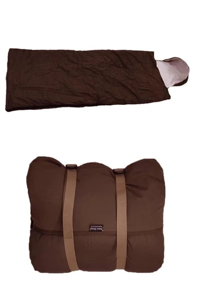 Single Sword Su Geçirmez Kamp&Çadır&Askeri Yazlık&Kışlık Çift Fermuarlı Uyku Tulumu +Taşıma Çantalı, 220x80 cm - 9