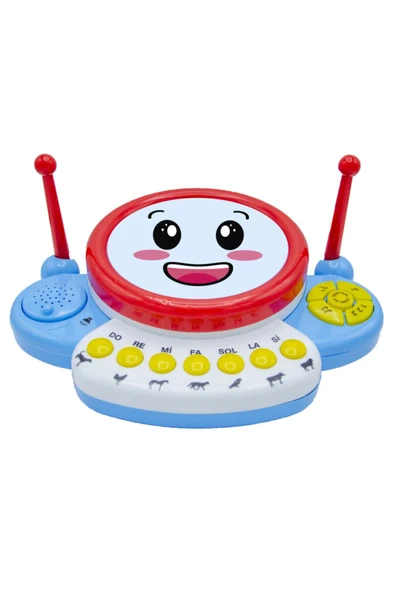 UJ TOYS Neşeli Davul-mavi Kırmızı