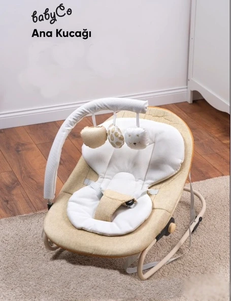 BabyCo Ana Kucağı Maks. 9kg Krem-Beyaz