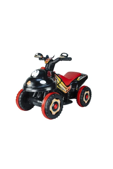 UJ TOYS Müzikli Ve Led Işıklı Akülü Atv 6v Karınca Siyah