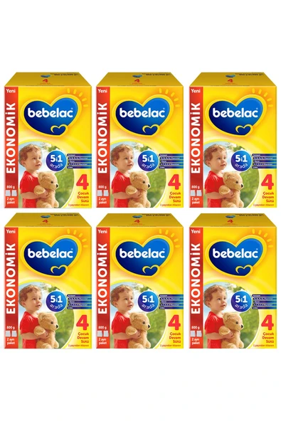 4 Devam Sütü 800 Gr - 6'lı Set ürün görseli