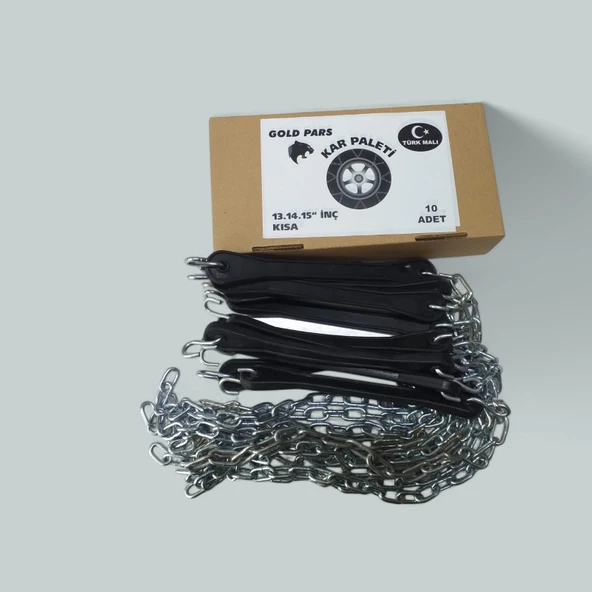 TAYLER Yeni Nesil Tak Çıkar Pratik Araba Zinciri Kar Zinciri 13-14-15 Jant Uyumlu 10 Adet