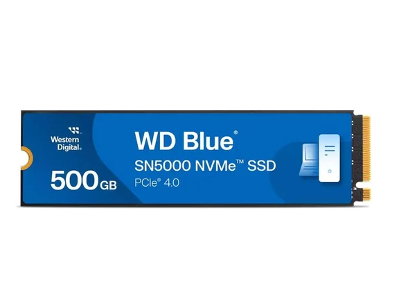 500GB WD BLUE SN5000 5000/4000MB/s M.2 NVMe WDS500G4B0E SSD