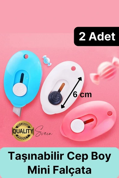 Çok Amaçlı Taşınabilir Cep ve Çanta Mini Falçata Maket Bıçağı Ultra Keskin Anahtarlıklı Çelik