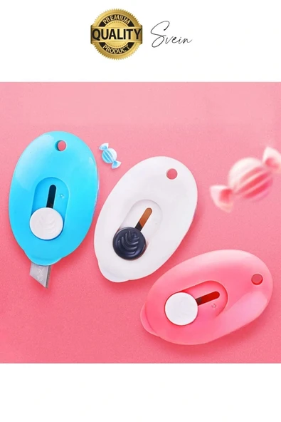 Çok Amaçlı Taşınabilir Cep ve Çanta Mini Falçata Maket Bıçağı Ultra Keskin Anahtarlıklı Çelik - 4