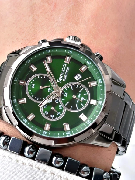 Ferrucci Function FCF13261M.0 Çelik Kordon Erkek Kol Saati - Resim 2