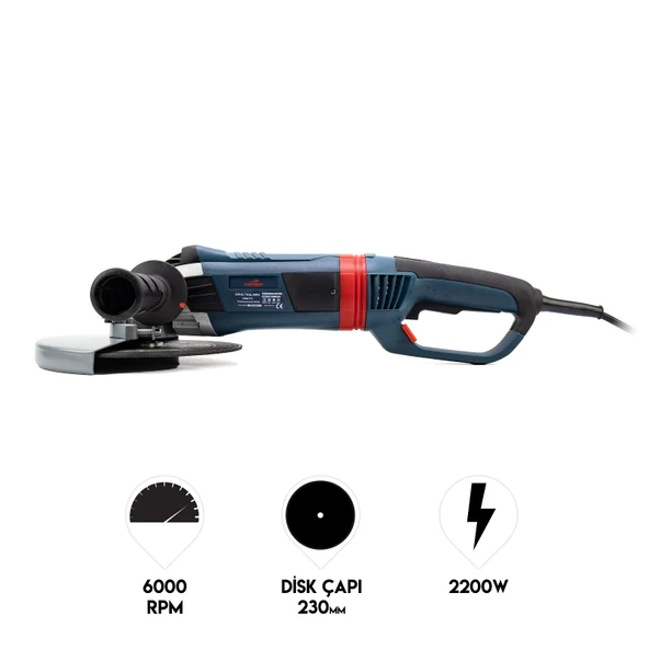 Dawreek 230MM Spral BSE Döner Başlıklı