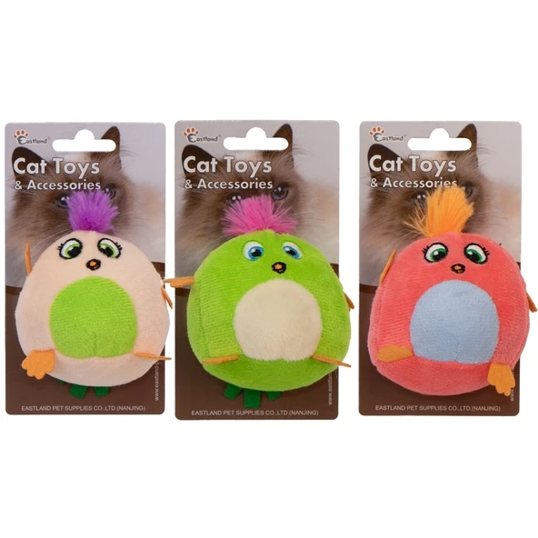 Eastland Catnipli Peluş Civciv Kedi Oyuncağı 10cm 1 Adet