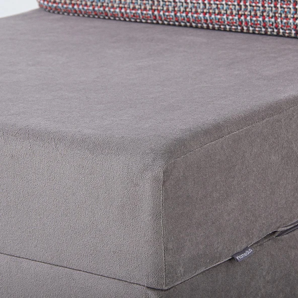 Homedius Magic Yataklı Katlanır Tek Kişilik Koltuk Açık Gri Tek - 3