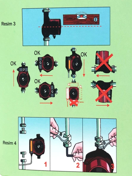 İbeltech GPD16-9A Sıcak Su Devirdaim Sirkülasyon Su Pompası Motoru 1" - 7