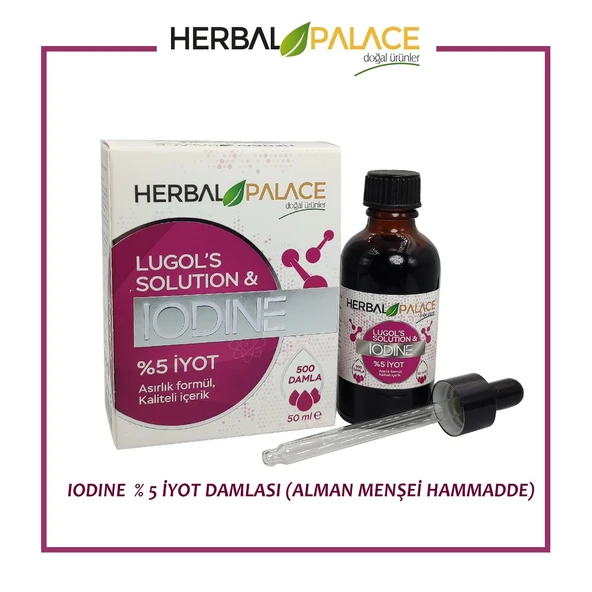 İyot Damlası 50 ml (Alman Hammaddeli)
