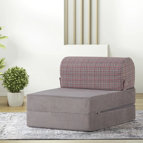 Homedius Magic Yataklı Katlanır Tek Kişilik Koltuk Açık Gri Tek - 6